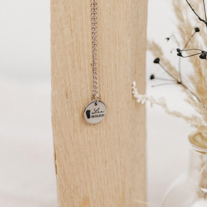 Halskette Charm rund