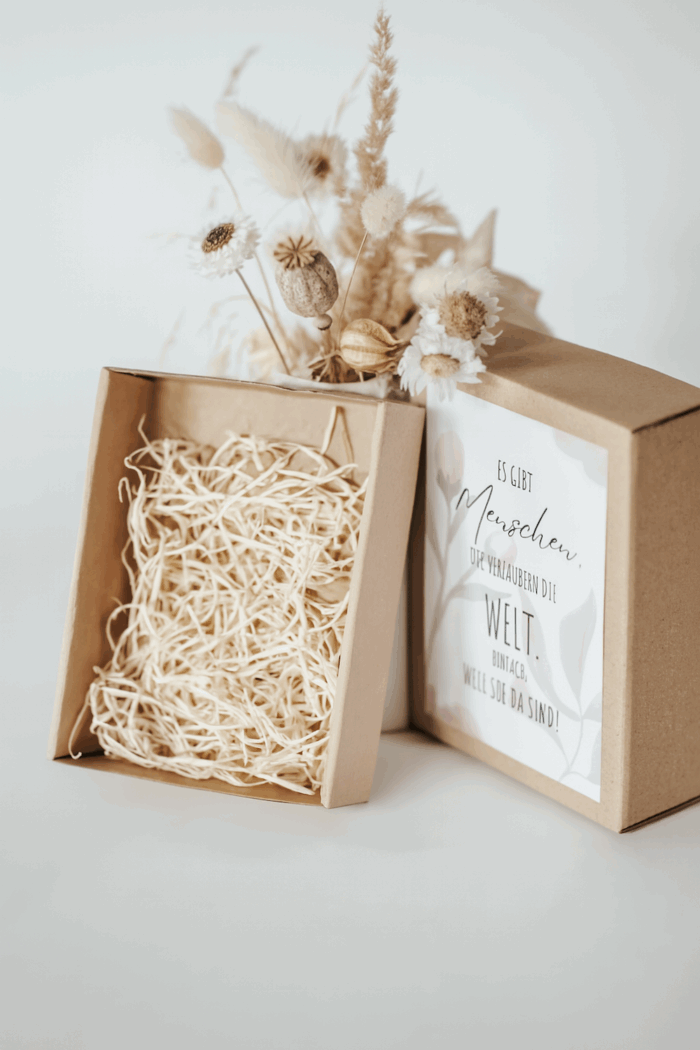 Geschenkbox zum Selbstbefüllen, Geschenkverpackung