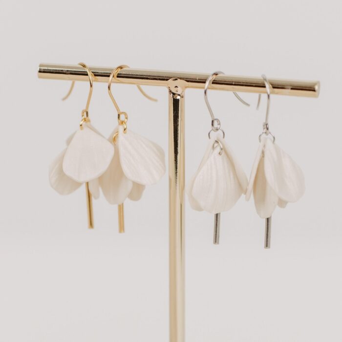 Ohrhänger Blüten pearl