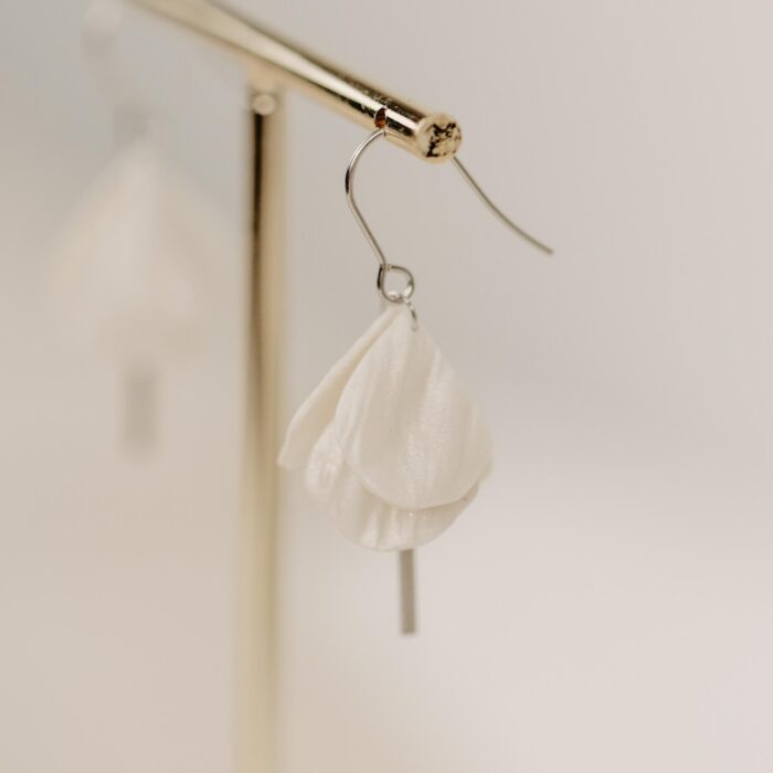 Ohrhänger Blüten pearl silber