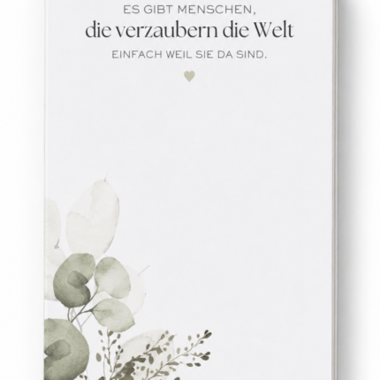 Notizblock es gibt menschen