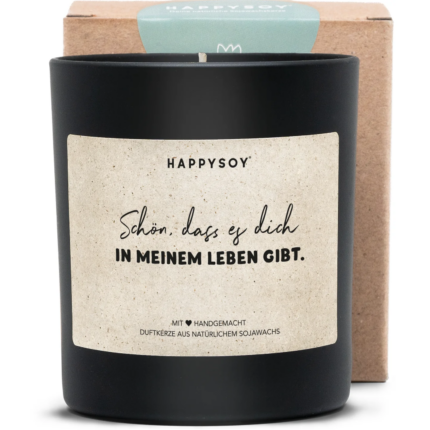 Schön, dass es dich in meinem Leben gibt. Duftkerze